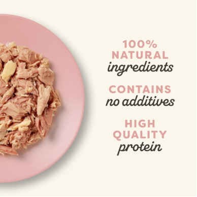 APPLAWS cu Filet de Ton si Somon in Supa Nutritiva 70 g - Plic Hrana Umeda Naturala Complementara pentru Pisici Adulte